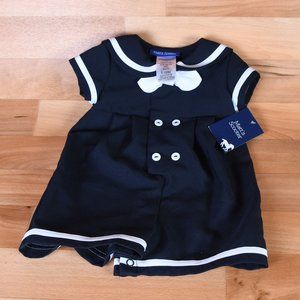 Baby 12 Month nautical one-piece outfit by Matt Scooter